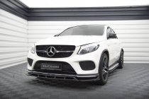 Mercedes-AMG GLE AMG-Line Coupe (Inkl GLE 43 AMG) C292 2015-2019 Frontläpp / Frontsplitter V.2 Maxton Design